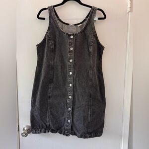 Women's Black Denim Dress